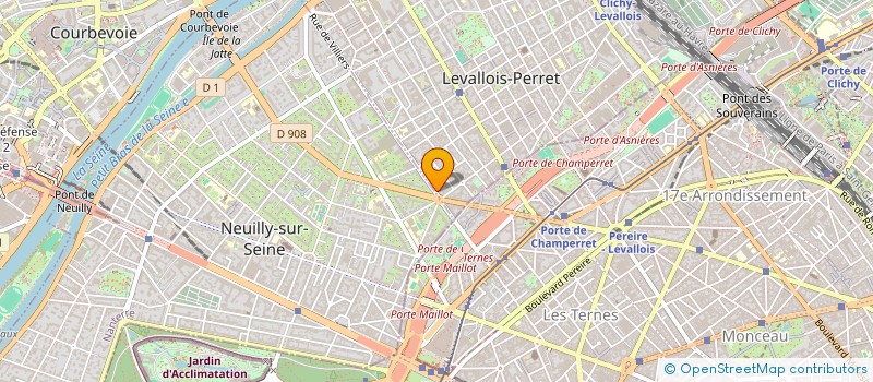 localisation de l'entreprise LNA PREVOYANCE à LEVALLOIS-PERRET