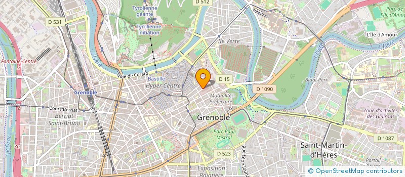 localisation de l'entreprise LNA PROMOTION à GRENOBLE