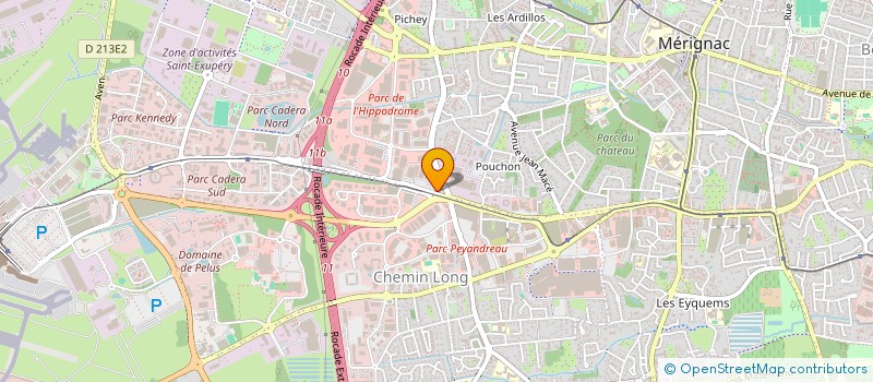 localisation de l'entreprise LNAV MERIGNAC  MERIGNAC