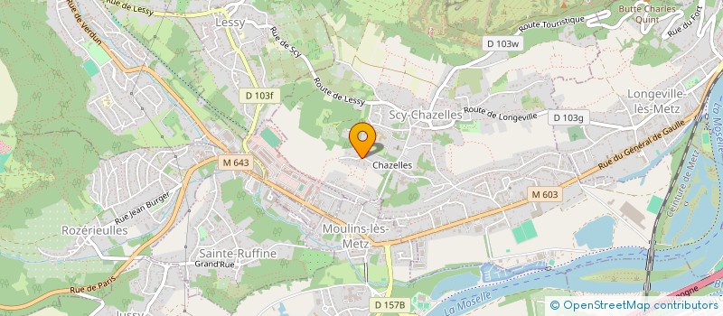 localisation de l'entreprise LNB  SCY-CHAZELLES