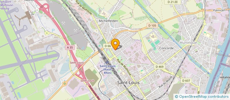 localisation de l'entreprise LNB  SAINT-LOUIS