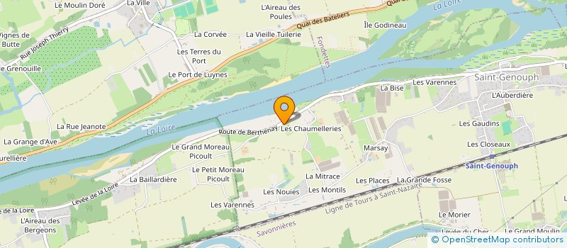 localisation de l'entreprise LNB  SAINT-GENOUPH