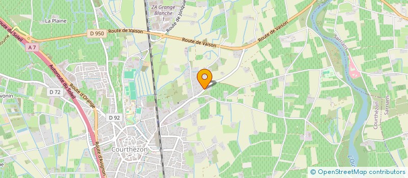 localisation de l'entreprise LNB CIE  COURTHEZON