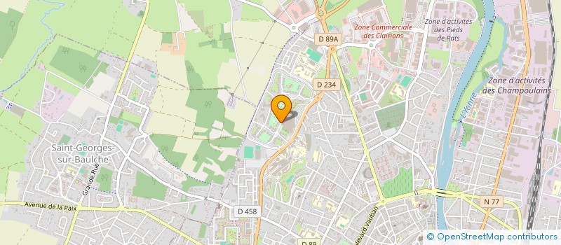 localisation de l'entreprise LNB ETANCHE à AUXERRE