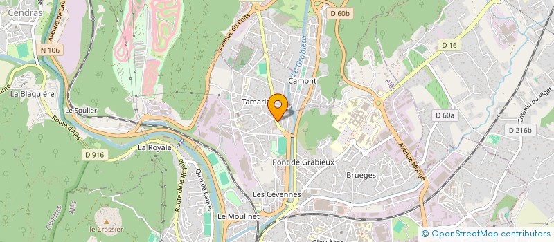 localisation de l'entreprise LNB STUDIO  ALES