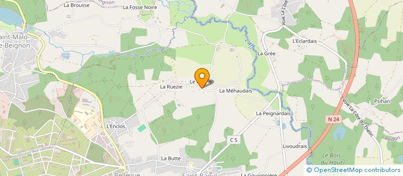 localisation de l'entreprise LNBA56  GUER