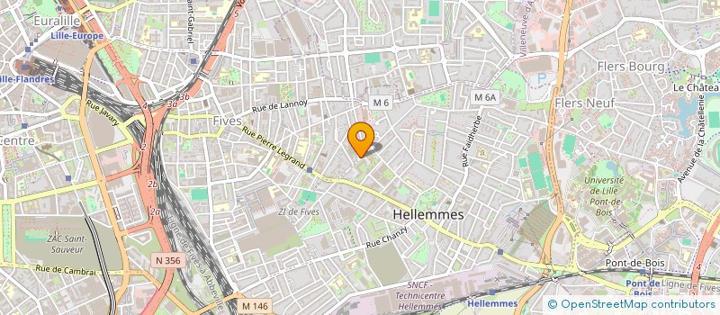 localisation de l'entreprise LNBE IMMO à LILLE