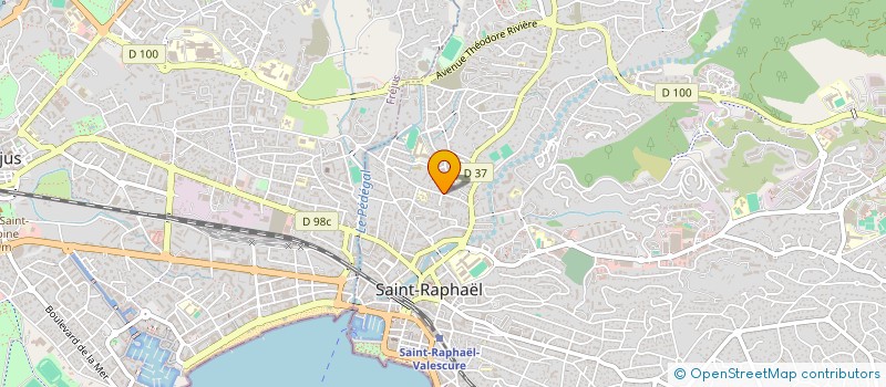 localisation de l'entreprise LNBL DEVELOPPEMENT  SAINT-RAPHAEL