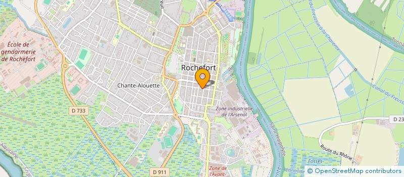 localisation de l'entreprise LNBN  ROCHEFORT