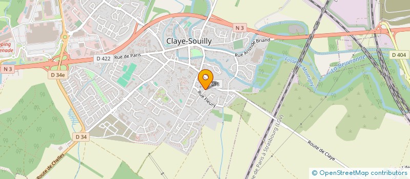localisation de l'entreprise LNC  CLAYE-SOUILLY
