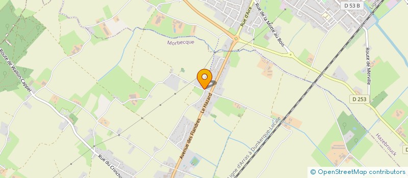 localisation de l'entreprise LNC  MORBECQUE