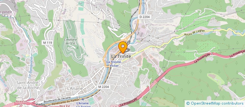 localisation de l'entreprise LNC IMMOBILIER à LA TRINITE