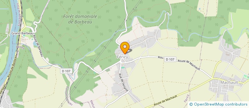 localisation de l'entreprise LNC2L  FERICY