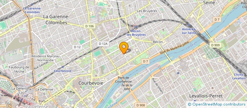 localisation de l'entreprise LNCC à COURBEVOIE
