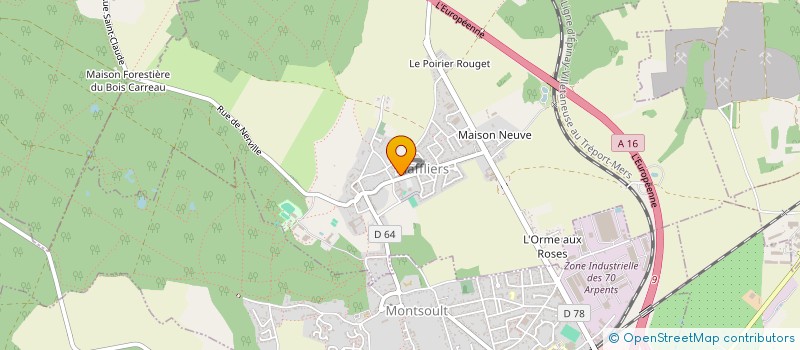 localisation de l'entreprise LNCT  MAFFLIERS