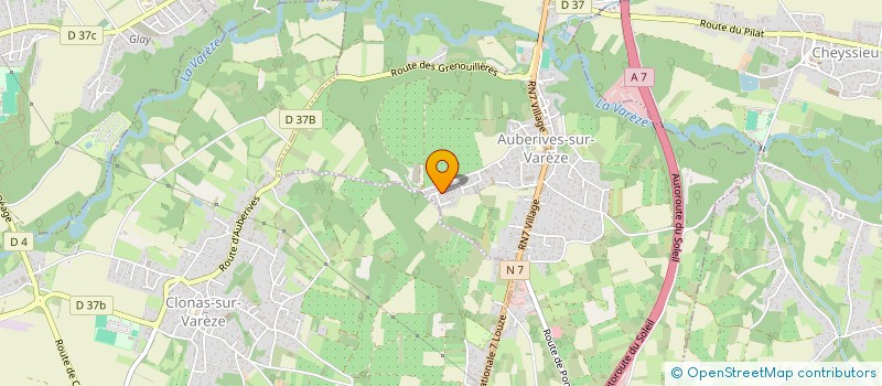 localisation de l'entreprise LND AGENCEMENT  AUBERIVES-SUR-VAREZE