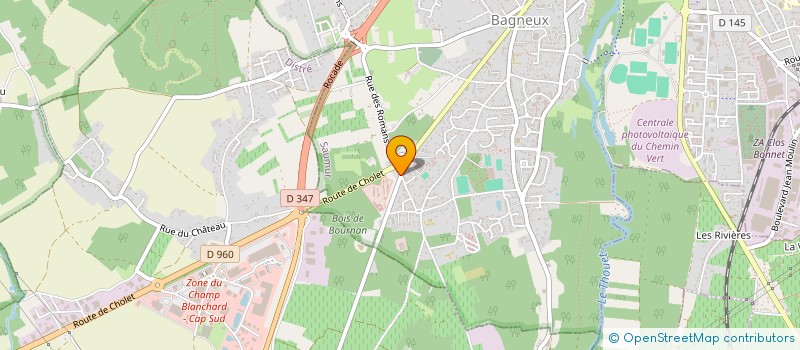 localisation de l'entreprise LND IMMO  SAUMUR