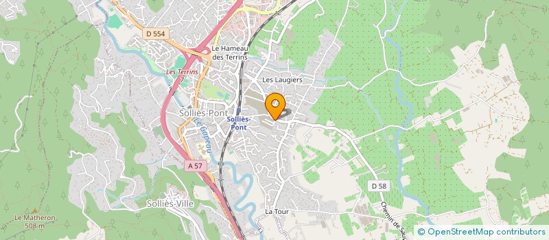 localisation de l'entreprise LNDR  SOLLIES-PONT