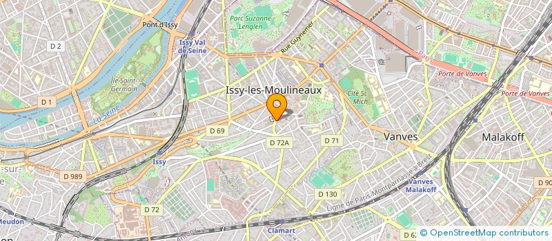 localisation de l'entreprise LNE ENTRERPISE à ISSY-LES-MOULINEAUX