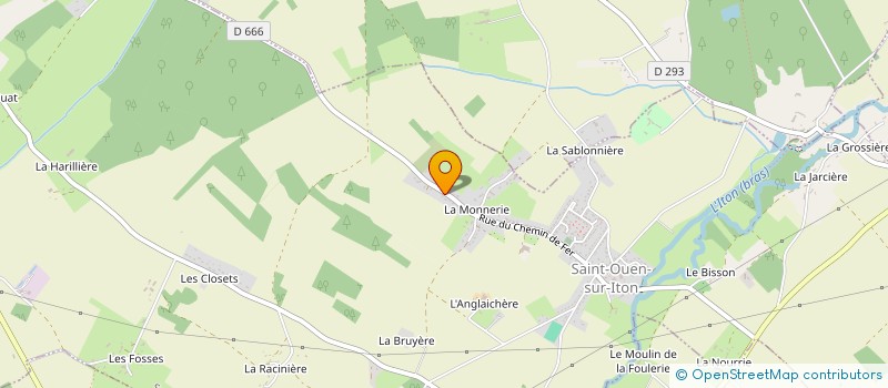 localisation de l'entreprise LNE PLOMBERIE CHAUFFAGE à SAINT-OUEN-SUR-ITON