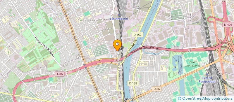 localisation de l'entreprise LNEAC  VITRY-SUR-SEINE