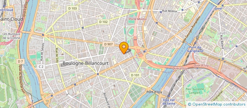 localisation de l'entreprise LNF à BOULOGNE-BILLANCOURT