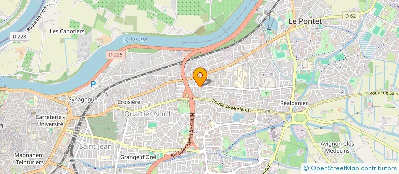 localisation de l'entreprise LNF  LE PONTET