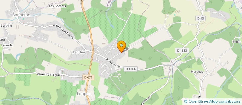 localisation de l'entreprise LNF IMMO  LOUPES