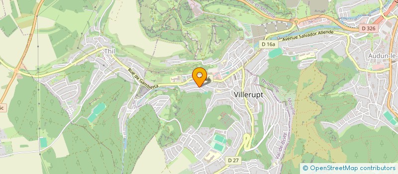 localisation de l'entreprise LNF PROJECTS  VILLERUPT