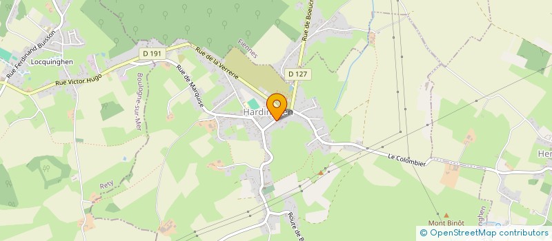 localisation de l'entreprise LNG  HARDINGHEN