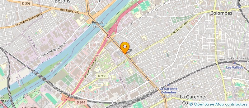 localisation de l'entreprise LNG à COLOMBES