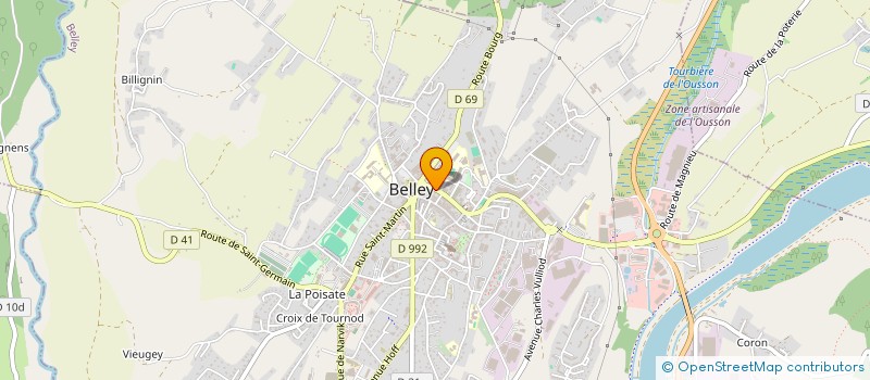 localisation de l'entreprise LNG  BELLEY