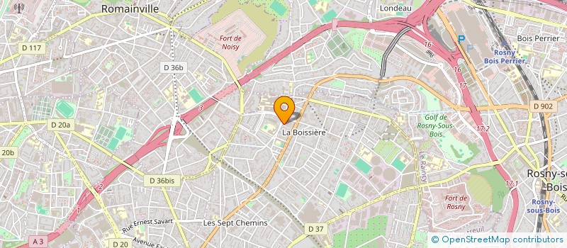 localisation de l'entreprise LNG BATIMENT à MONTREUIL