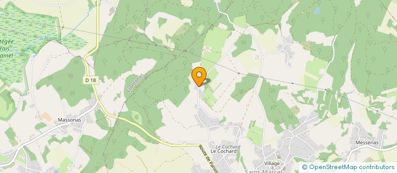 localisation de l'entreprise LNG DEVELOPPEMENT  SAINT-MARCEL-BEL-ACCUEIL