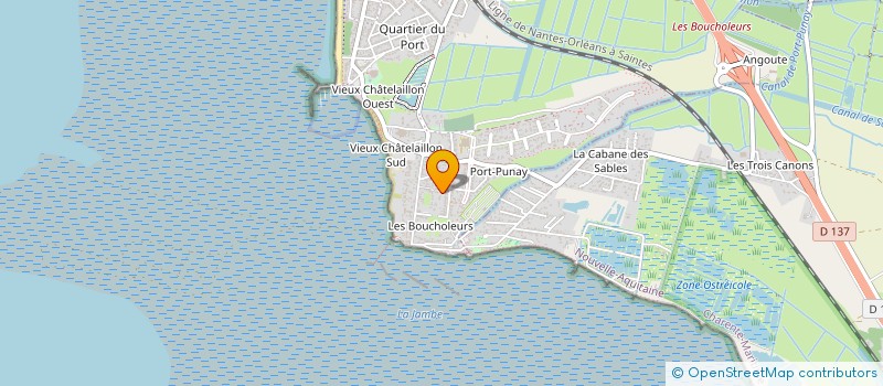 localisation de l'entreprise LNGL à CHATELAILLON-PLAGE