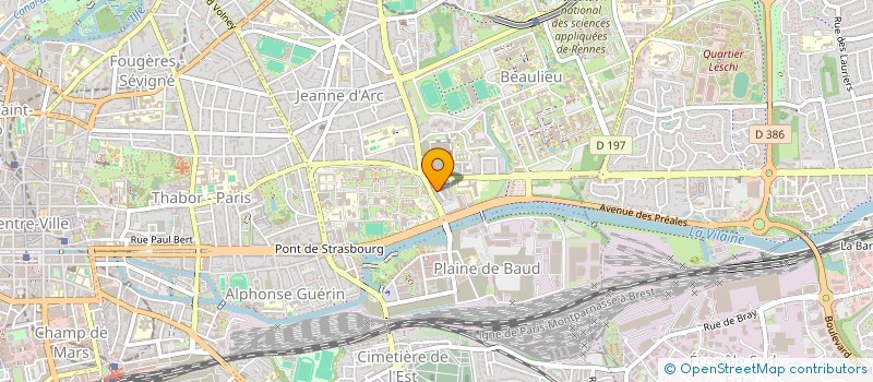 localisation de l'entreprise LNGR  RENNES