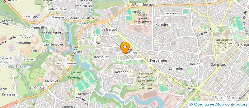 localisation de l'entreprise LNH CONCIERGERIE à BREST