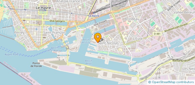 localisation de l'entreprise LNI  LE HAVRE