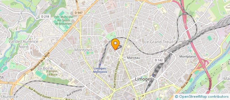 localisation de l'entreprise LNIS à LIMOGES