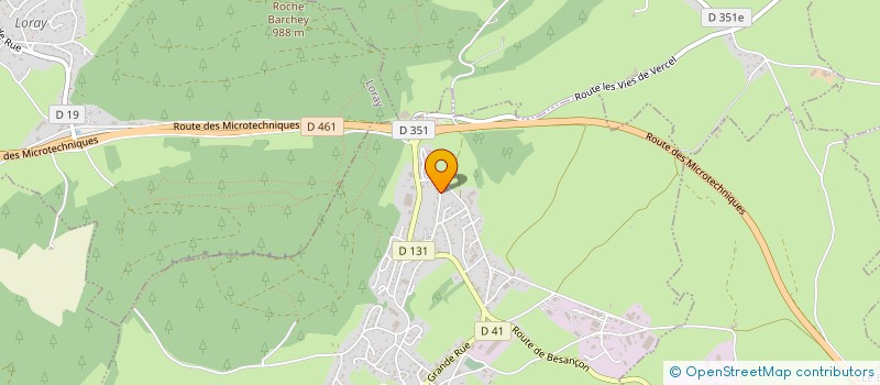 localisation de l'entreprise LNJ  ORCHAMPS-VENNES