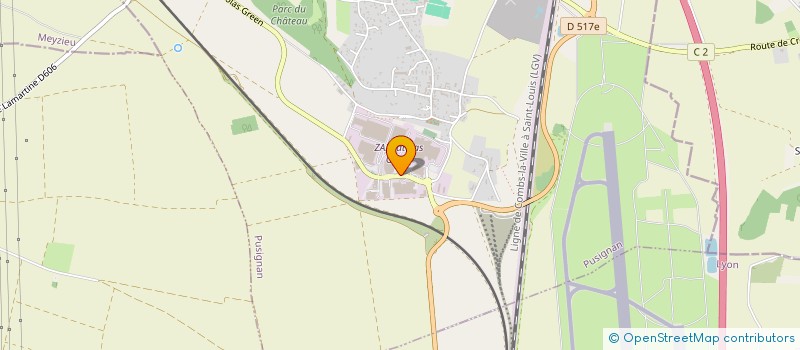 localisation de l'entreprise LNJ  PUSIGNAN