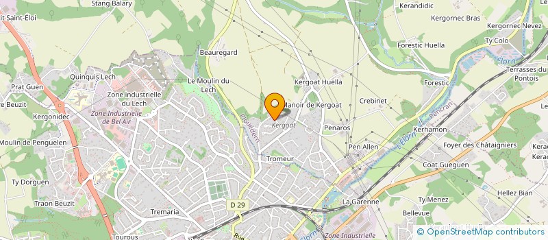 localisation de l'entreprise LNJ & CO  PLOUEDERN