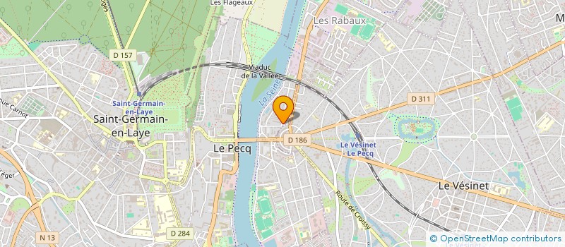localisation de l'entreprise LNJ ET ASSOCIES à LE PECQ