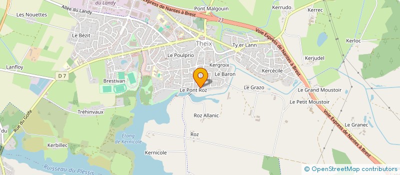 localisation de l'entreprise LNJ INVEST  THEIX-NOYALO