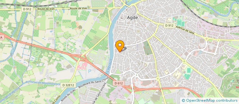 localisation de l'entreprise LNJ PROPRETE à AGDE