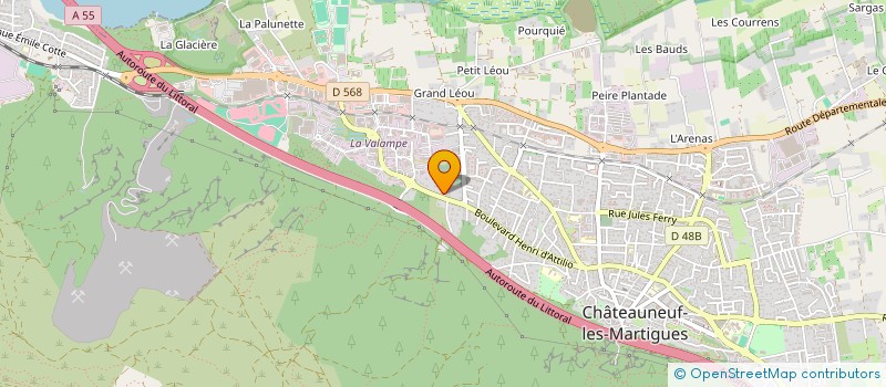 localisation de l'entreprise LNJ SOFTWARE  CHATEAUNEUF-LES-MARTIGUES