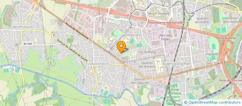 localisation de l'entreprise LNJ TAXI à STRASBOURG