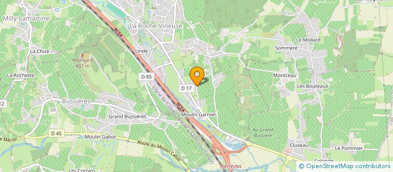 localisation de l'entreprise LNL CONSULTING  LA ROCHE-VINEUSE