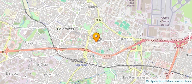 localisation de l'entreprise LNLC à COLOMIERS