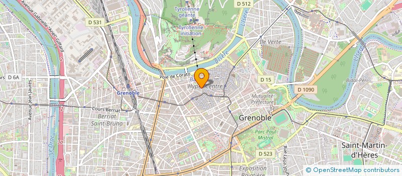 localisation de l'entreprise LNLF  GRENOBLE